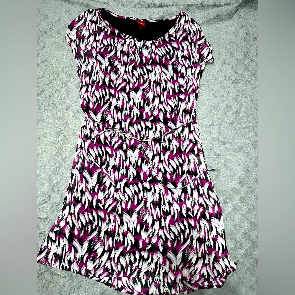 Purple/Black/Gray Merona womens dress size Large.